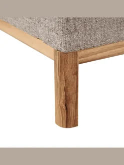 3-Sitzer Sofa SOSJO in Braun - (W) 219 x (H) 74 x (L) 83 cm