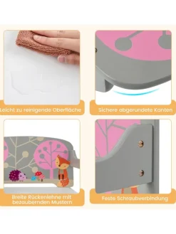 Sitzgruppe 3 in1 in Grau