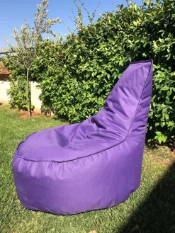 Sitzsack in Lila - (B)60 x (H)70 x (T)30 cm