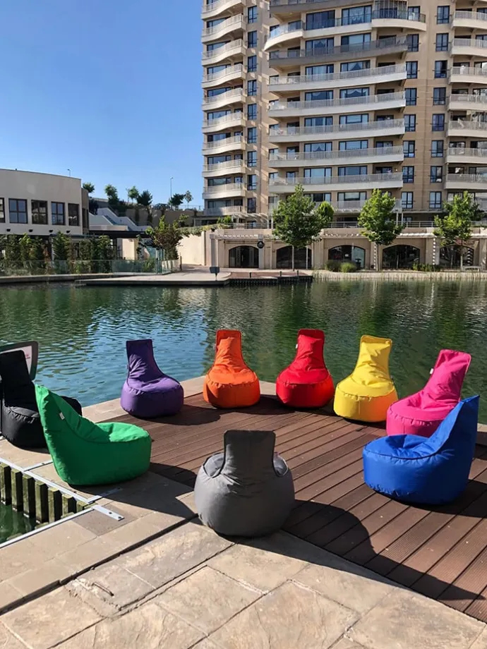 Sitzsack in Lila - (B)60 x (H)70 x (T)30 cm