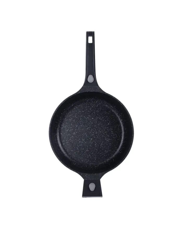 SMART Schmorpfanne 28 cm, abnehmbarer Griff | mit Deckel in Anthrazit