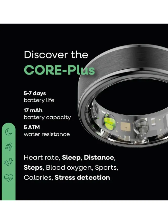 Smart-Ring "Core Plus" in Roségold