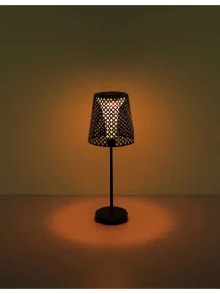 Solarleuchte in Schwarz - (B)18 x (H)50 cm