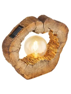 Solarleuchte "SOLAR" in brown