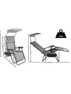 Sonnenliege Liegestuhl Gartenstuhl Camping Maltosa in Rot