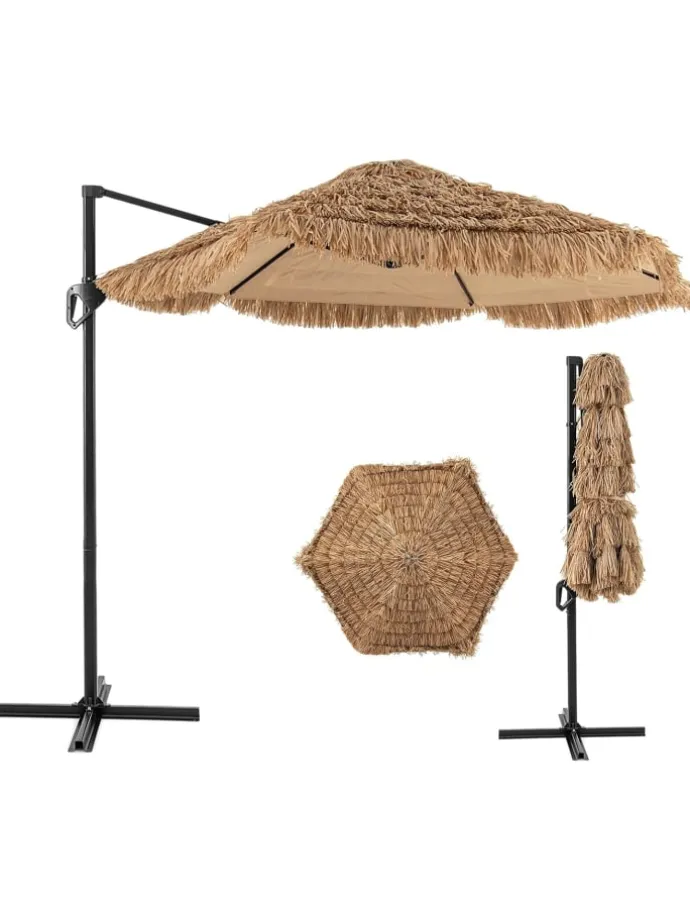 Sonnenschirm Hawaii 270 cm in Braun