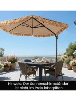 Sonnenschirm Hawaii 270 cm in Braun