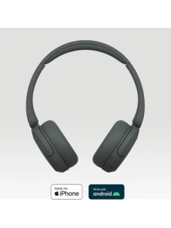 Sony WH-CH520 Bluetooth On-Ear-Kopfhörer BT 5.2 in Schwarz