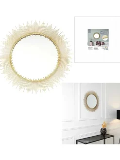 Spiegel in Gold - Ø 59,5 cm