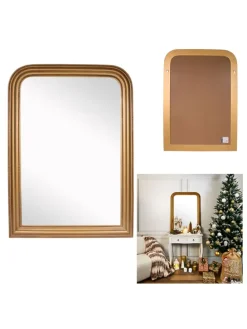 Spiegel in Gold - (B)74 x (H)104 cm