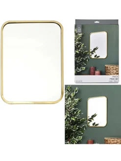 Spiegel in Gold - (L)34 x (B)25 cm