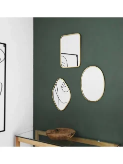 Spiegel in Gold - (L)34 x (B)25 cm