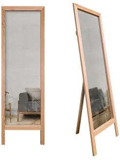 Spiegel in Hellbraun - (B)45 x (H)145 cm