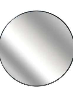 Spiegel in Schwarz - Ø 55 cm
