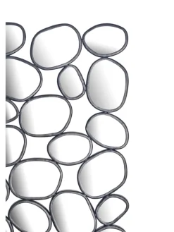 Spiegel in Schwarz / Glas / 56x3x99