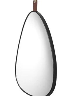 Spiegel in Schwarz - (H)60,5 cm