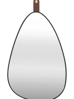 Spiegel in Schwarz - (H)60,5 cm