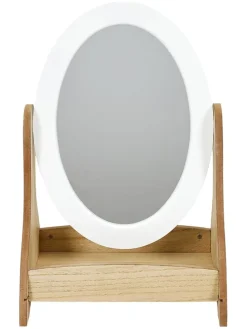 Spiegel in Weiß - (B)32 x (H)49 x (T)24 cm