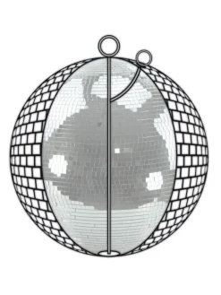 Spiegelkugel Discokugel Mirrorball D: 30cm in silber