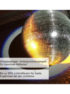Spiegelkugel Discokugel Mirrorball D: 30cm in silber