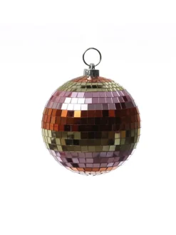 Spiegelkugel Mirrorball Discokugel D: 15cm in pastellfarben