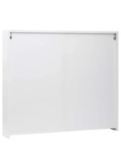 Spiegelschrank B19b mit 6 Regalböden, Weiß