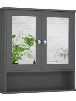 Spiegelschrank Badezimmer in Grau