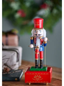 Spieluhr ''Waltz'' in Rot - (B)22 x (H)27 x (T)20 cm