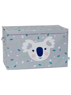 Spielzeugtruhe "Koala" in Grau - (B)62 x (H)39 x (T)37,5 cm