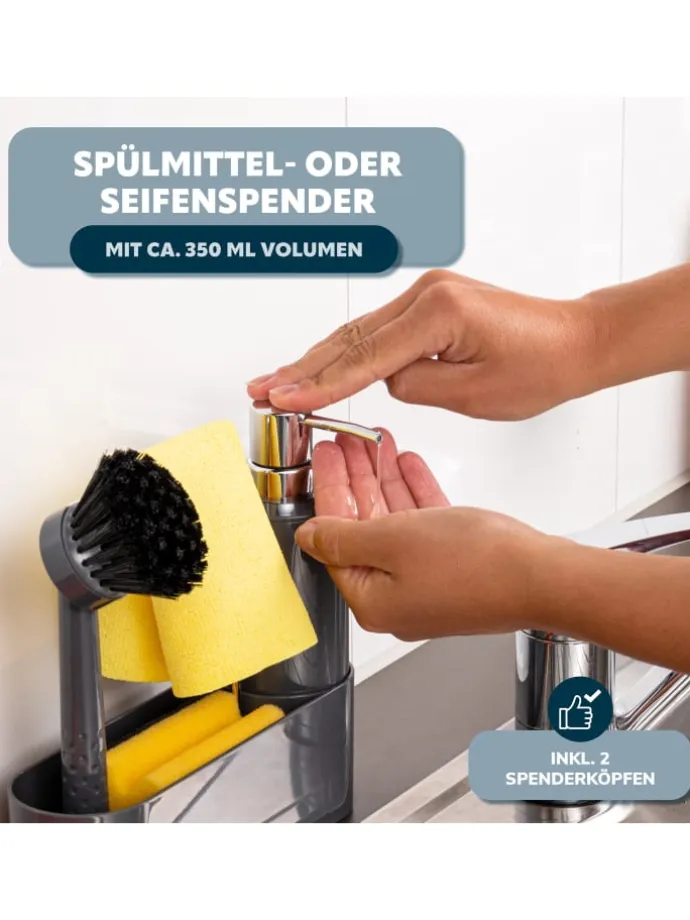 Spülbecken Organizer ca. 22 x 21 x 6,7 cm (B/H/T)