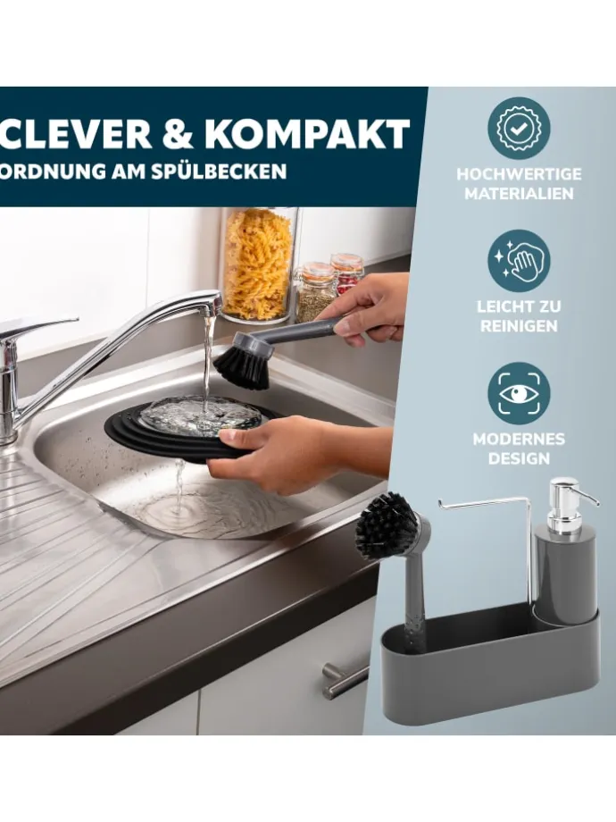 Spülbecken Organizer ca. 22 x 21 x 6,7 cm (B/H/T)
