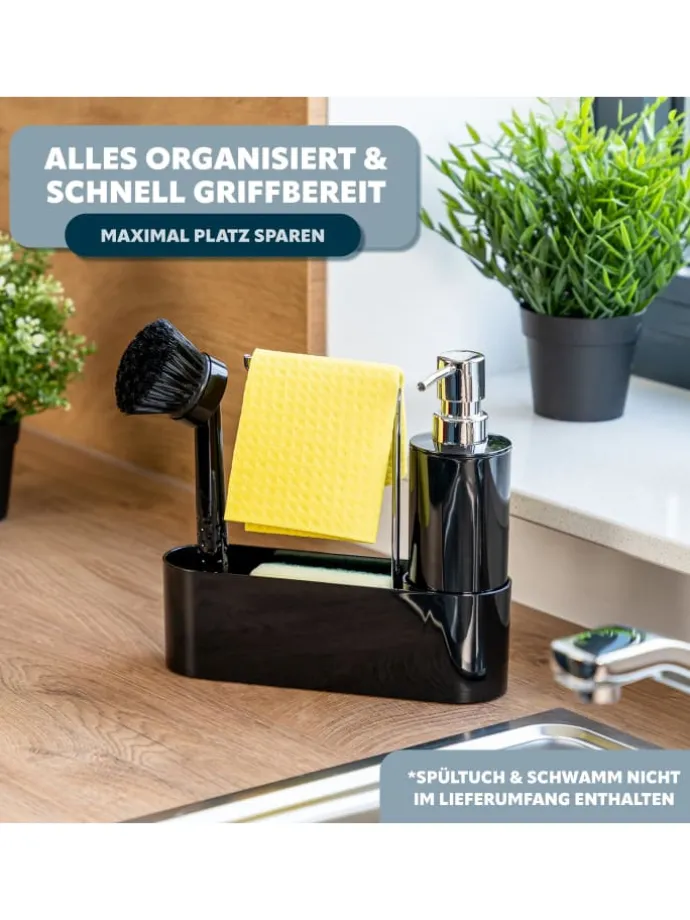 Spülbecken Organizer ca. 22 x 21 x 6,7 cm (B/H/T)
