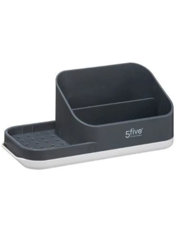 Spülmittelspender mit Organizer in grau