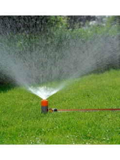 Sprühregner "Fox" in Grau/ Orange
