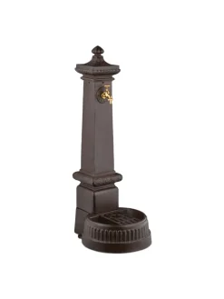 Standbrunnen in Braun - (B)44,5 x (H)100 x (T)38 cm