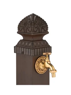 Standbrunnen in Braun - (B)21 x (H)81 x (T)24,5 cm