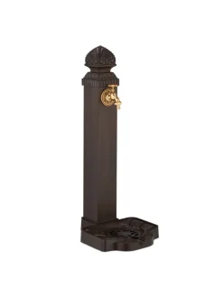 Standbrunnen in Braun - (B)29 x (H)77 x (T)33,5 cm