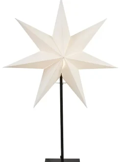 Standleuchte "Frozen" in Weiß- (B)52 x (H)80 cm