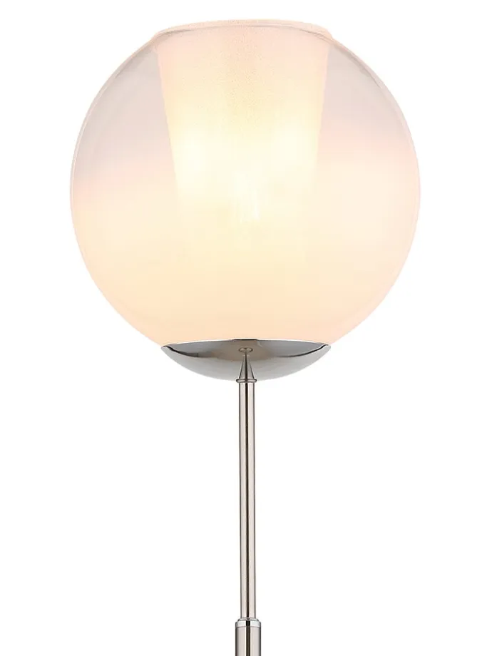 Standleuchte ''Barry'' in Silber - (H)154,5 x Ø 25 cm