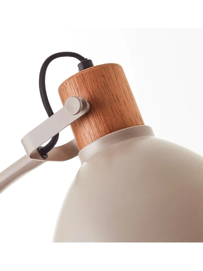 Standleuchte "Erena" in Taupe - (H)150 cm