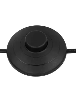 Standleuchte "Gottfried" in Schwarz/ Gold - (L)115 x (B)45 x (H)182 cm