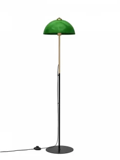 Standleuchte in Grün - (H)147 cm