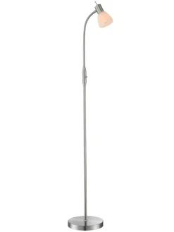Standleuchte in Silber - (B)39 x (H)146 cm