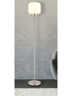 Standleuchte ''Kladora'' in Silber - (H)157 x Ø 24 cm