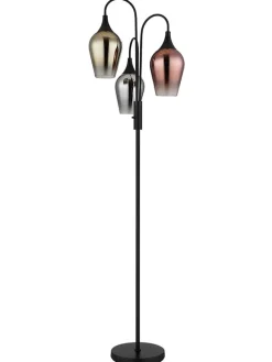 Standleuchte ''Lavus'' in Schwarz - (H)165 x Ø 43 cm