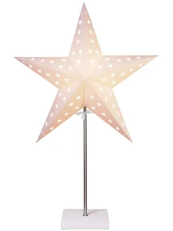 Standleuchte "Leo" in Weiß - (H)65 cm