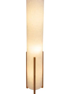 Standleuchte "Matilda" in Creme - (H)110 x Ø 22 cm