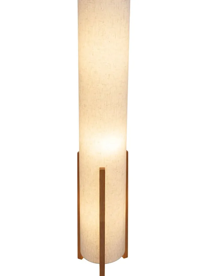 Standleuchte "Matilda" in Creme - (H)110 x Ø 22 cm