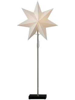 Standleuchte "Totto" in Schwarz/ Weiß - (B)34 x (H)80 cm