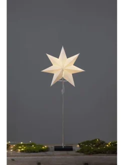 Standleuchte "Totto" in Schwarz/ Weiß - (B)34 x (H)80 cm